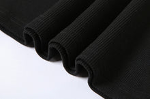 Load image into Gallery viewer, Ribbed Cut-Out Halter Dress Set
