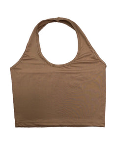Basic Halter Crop Top