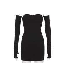Load image into Gallery viewer, Sweetheart Mini Dress w/ Sleeves
