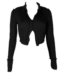 Unfinished L/S Crop Top